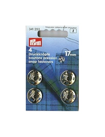 Boutons pressions métal -...