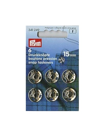 Boutons pressions métal -...