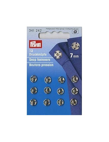 Boutons pressions métal -...