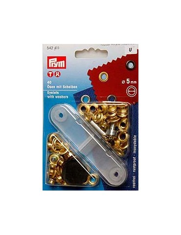 Oeillets avec rondelles -...