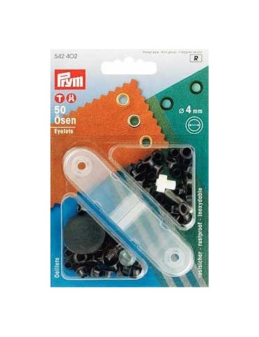 Oeillets - 4mm - noir