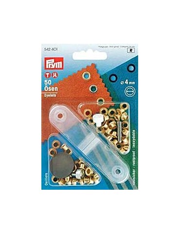 Oeillets - 4mm - doré