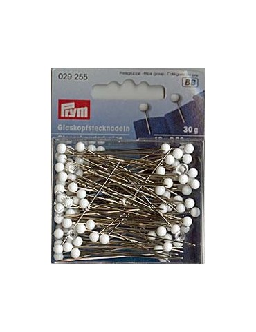 Epingles tête de verre -...