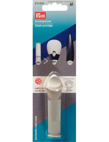 Cartouche avec craie - blanc