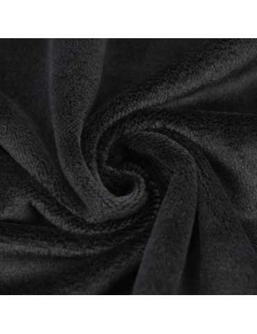 Tissu Peluche Shorty, col.Noir