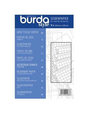 Papier de soie quadrillé -...